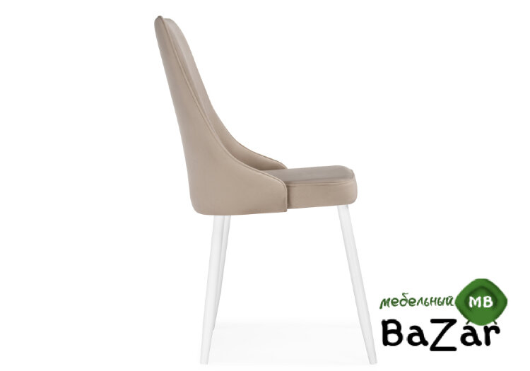 Стул Лана бежевый / белый Стул Лана бежевый / белый