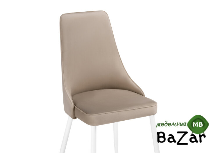 Стул Лана бежевый / белый Стул Лана бежевый / белый