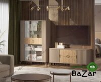 Гостиная "Мадрид" (ТВ тумба; Витрина)