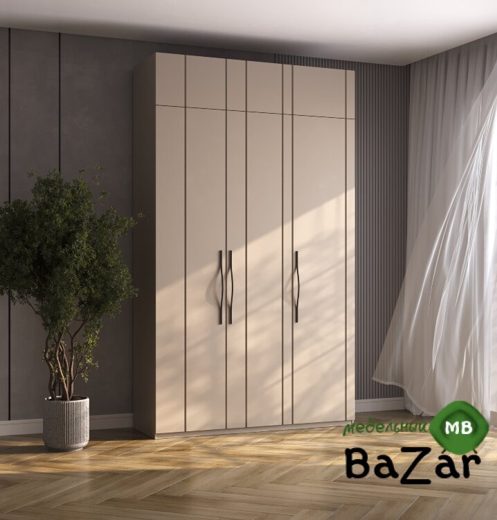  Спальня модульная «Шато» (МДФ, Эмаль Мокко)