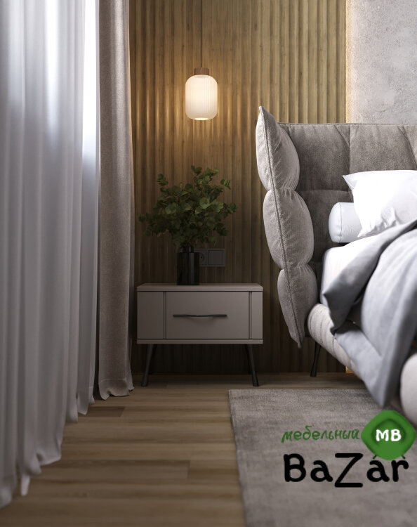  Спальня модульная «Шато» (МДФ, Эмаль Мокко)