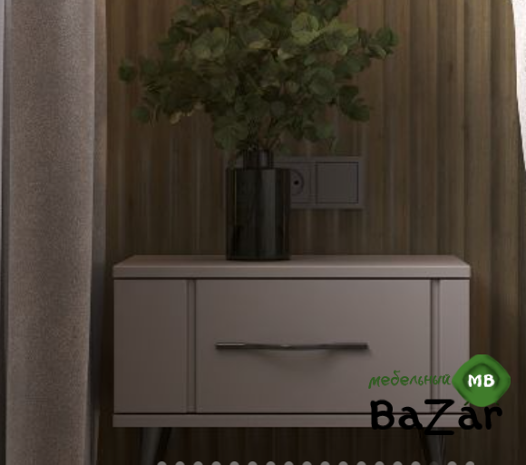  Спальня модульная «Шато» (МДФ, Эмаль Мокко)