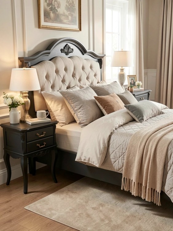 Кровать с мягким изголовьем 180*200 В218BL