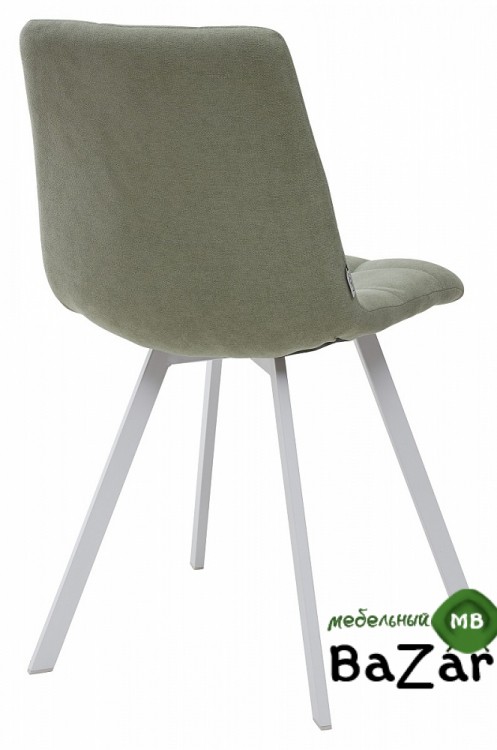 Стул CHILLI SQUARE UF860-11B мятный, ткань/ белый каркас
