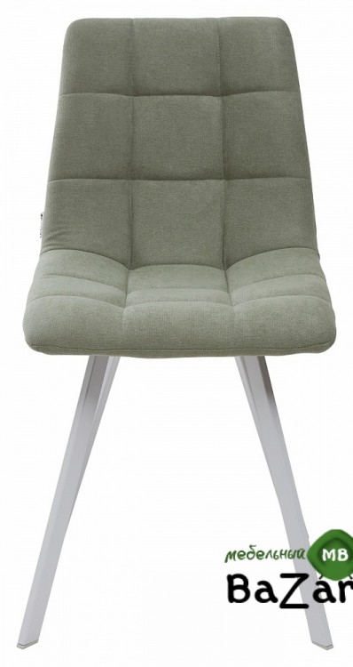 Стул CHILLI SQUARE UF860-11B мятный, ткань/ белый каркас