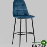 Стул барный Тейлор велюр пыльно-синий Стул барный Тейлор велюр пыльно-синий
