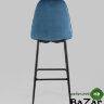 Стул барный Тейлор велюр пыльно-синий Стул барный Тейлор велюр пыльно-синий