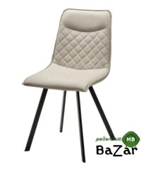 Стул TEXAS HK017-02 серо-бежевый, PU