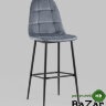 Стул барный Тейлор велюр серый Стул барный Тейлор велюр серый