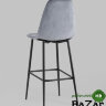 Стул барный Тейлор велюр серый Стул барный Тейлор велюр серый