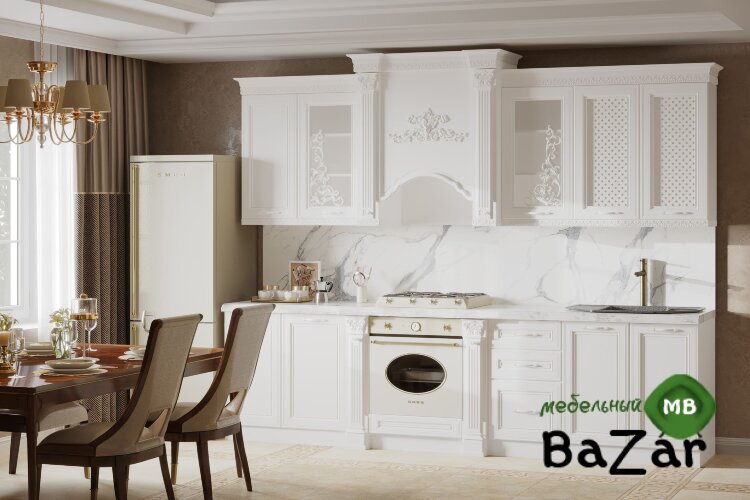 Кухня "Венеция" белая