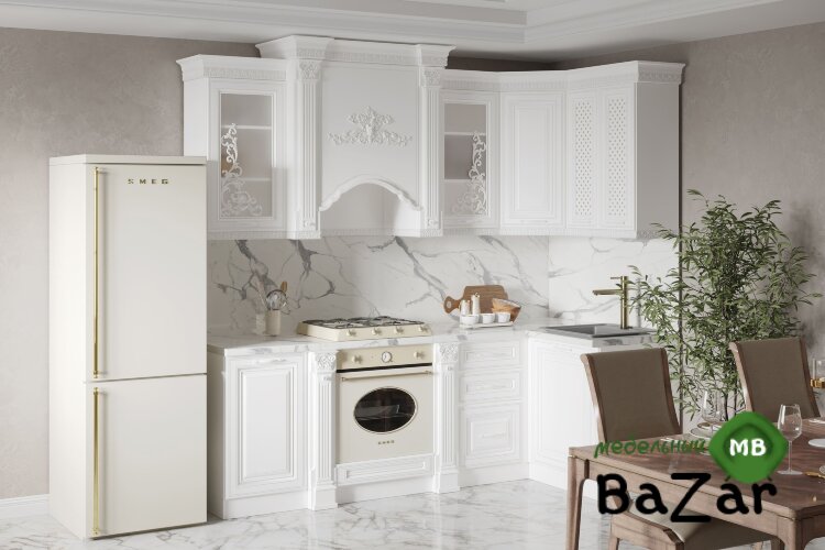 Кухня "Венеция" белая