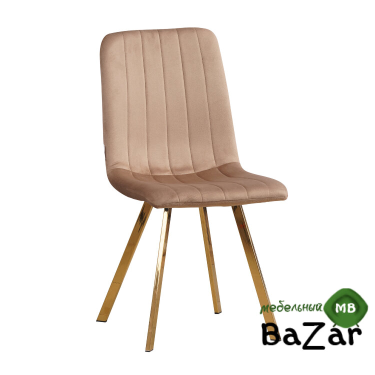 Стул Barcelona Line Square Gold Карамель