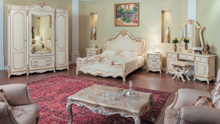 Спальня "МонаЛиза"5-х ств. Шкаф, крем 180*200 (Ю)