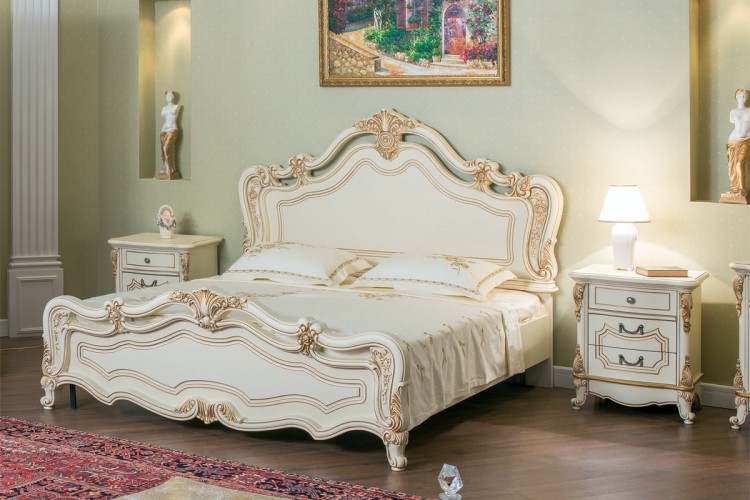 Спальня "МонаЛиза"5-х ств. Шкаф, крем 180*200 (Ю)