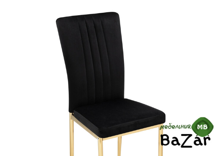 Стул Rek black / gold