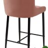 Полубарный стул ARTEMIS BLUVEL-52 PINK (H=65cm), велюр
