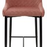 Полубарный стул ARTEMIS BLUVEL-52 PINK (H=65cm), велюр