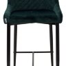 Полубарный стул ARTEMIS BLUVEL-78 GREEN (H=65cm), велюр