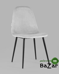 Стул Норман велюр светло-серый