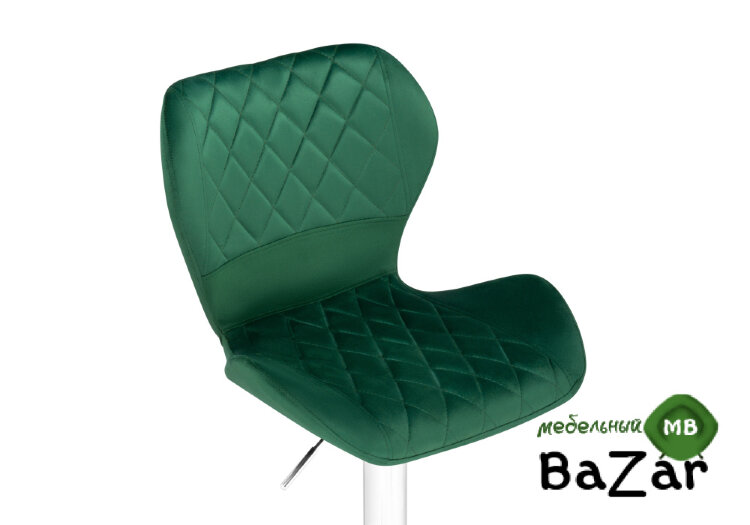 Барный стул Porch green / chrome