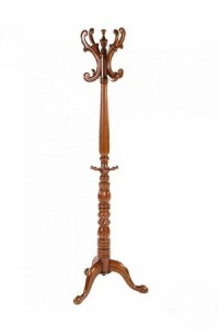 RC4008. Вешалка (массив красного дерева), 50х50х183 см, цвет:Итал. орех. Otgeri, NBA Pecan M