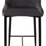 Полубарный стул ARTEMIS графит, велюр G108-92 (H=65cm)