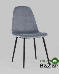 Стул Норман велюр серый