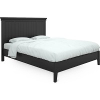 Кровать с жесткой спинкой 120x200 Тесоро черная T202BL