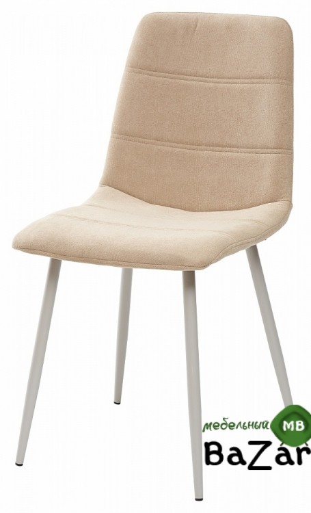 Стул HOWARD UF860-03B бежевый/ каркас Grey9 светло-серый, ткань