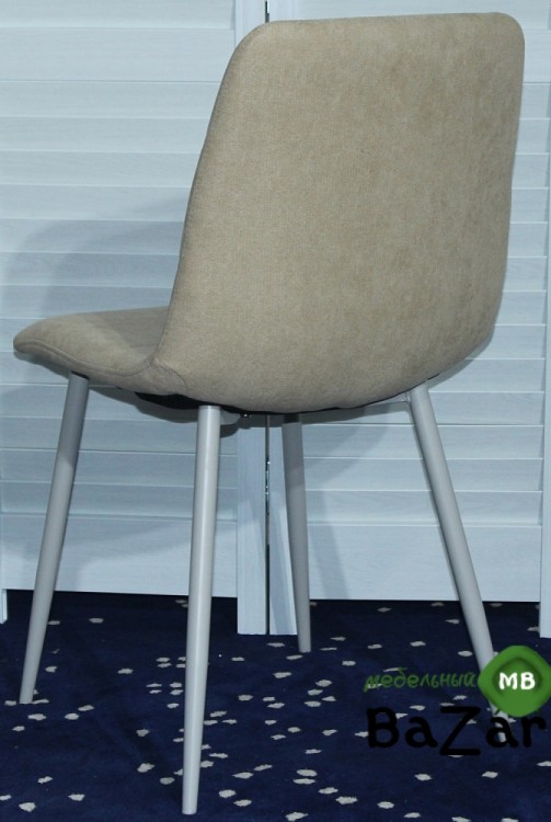 Стул HOWARD UF860-03B бежевый/ каркас Grey9 светло-серый, ткань
