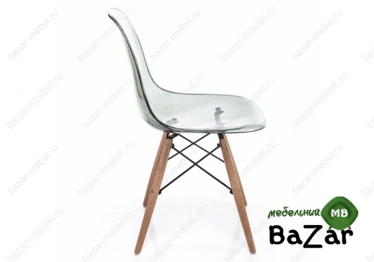 Стул Eames PC-015 Прозрачный  Серый