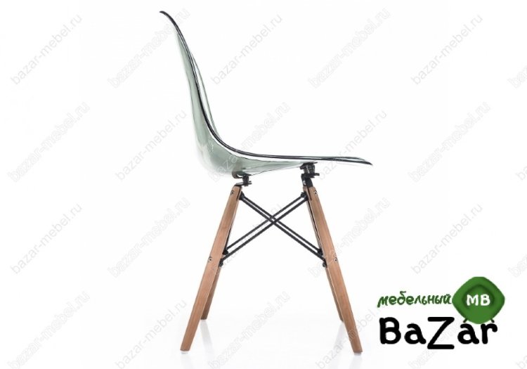 Стул Eames PC-015 Прозрачный  Серый