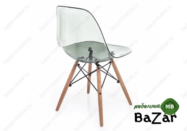 Стул Eames PC-015 Прозрачный  Серый