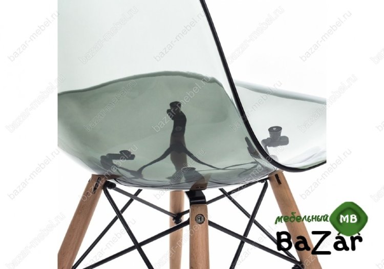 Стул Eames PC-015 Прозрачный  Серый