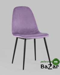 Стул Норман велюр сиреневый