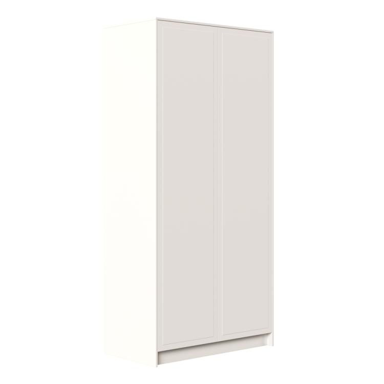 Двухдверный платяной шкаф MRS802W Белый