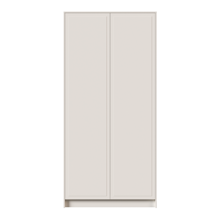 Двухдверный платяной шкаф MRS802W Белый
