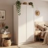 Двухдверный платяной шкаф MRS802W Белый