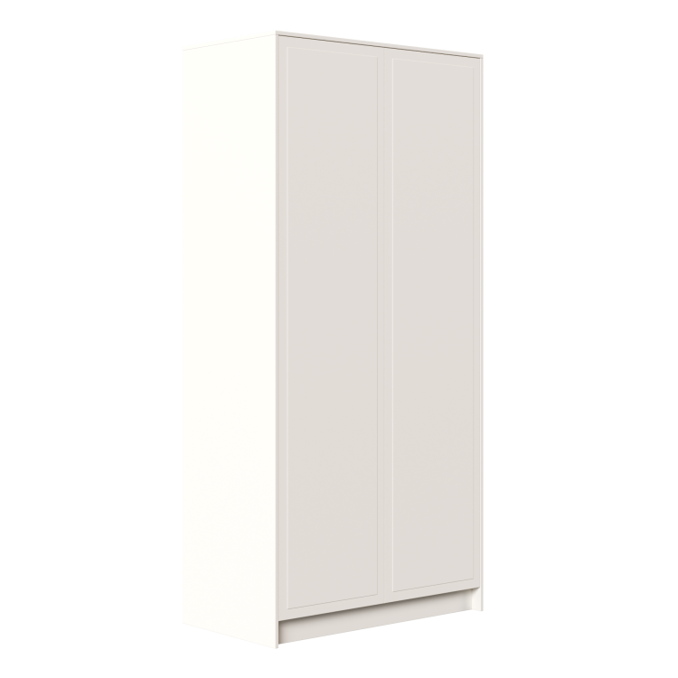 Двухдверный платяной шкаф MRS802W Белый