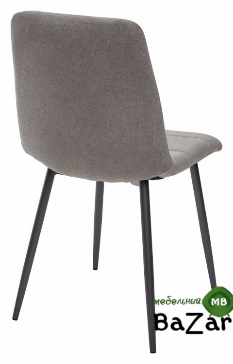 Стул HOWARD UF860-08B серый/ каркас антрацит Grey1, ткань