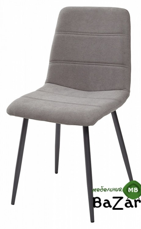 Стул HOWARD UF860-08B серый/ каркас антрацит Grey1, ткань