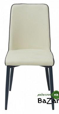 Стул SOFT cream 614/ grey 645 кремовый/серый