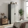 Двухдверный платяной шкаф MRS802G Серый