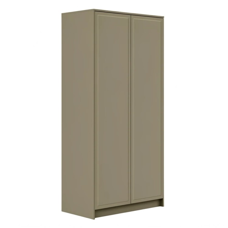Двухдверный платяной шкаф MRS802Q Каменно-серый