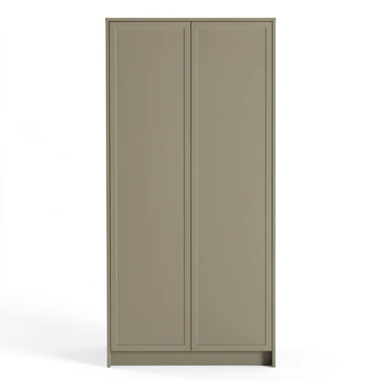 Двухдверный платяной шкаф MRS802Q Каменно-серый