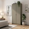 Двухдверный платяной шкаф MRS802Q Каменно-серый