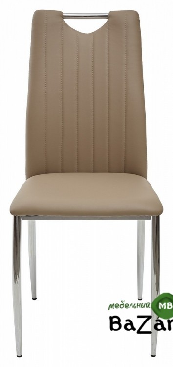 Стул COMFORT 999 PU#654 серо-коричневый, экокожа