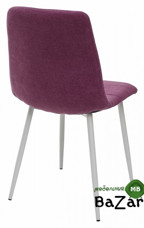 Стул HOWARD UF860-15B сияющая орхидея/белые ножки, ткань