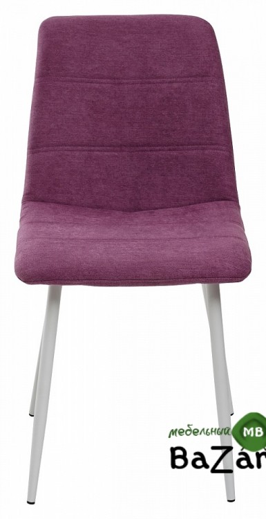 Стул HOWARD UF860-15B сияющая орхидея/белые ножки, ткань